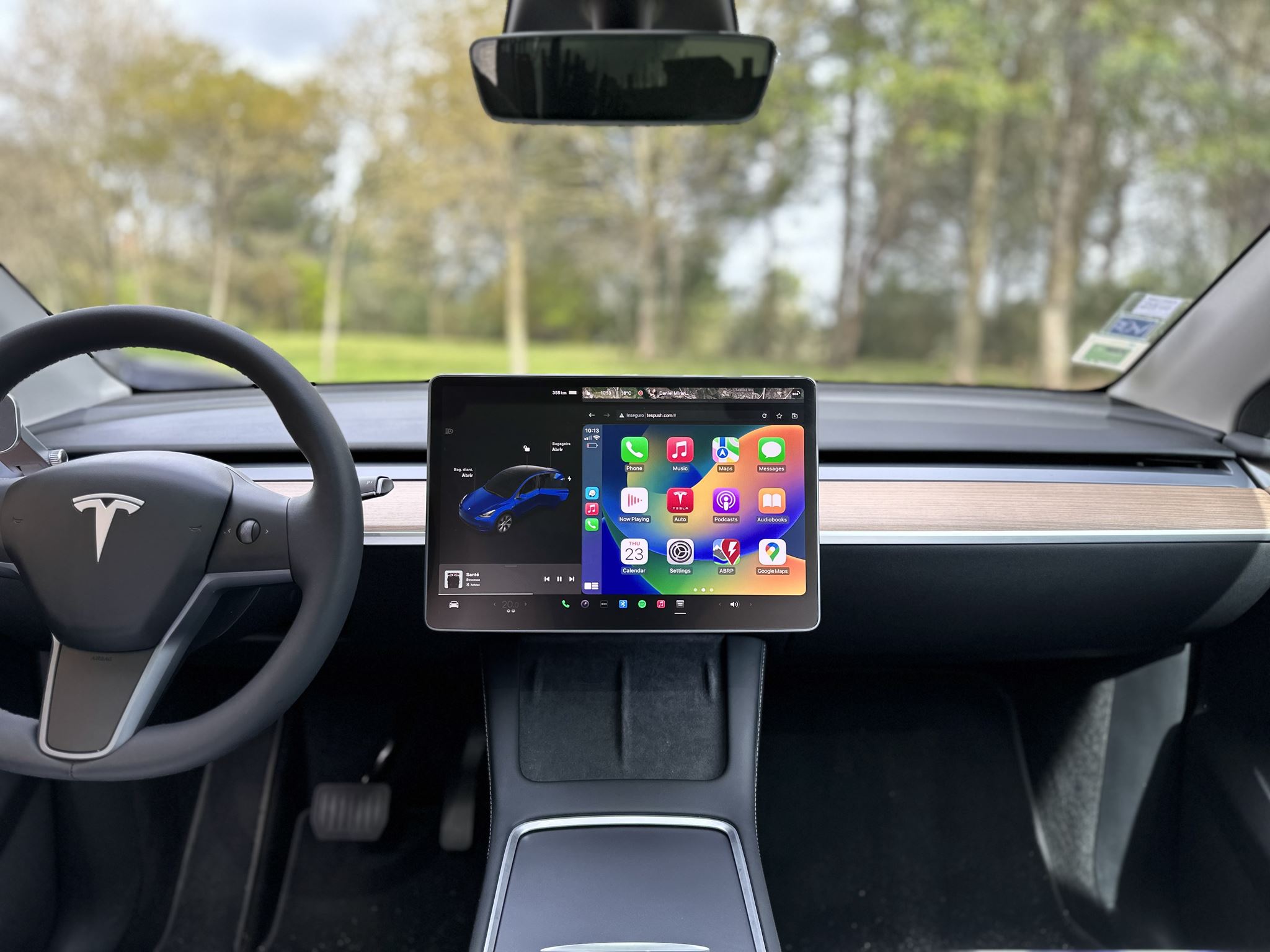 New Apple Carplay For Tesla Model Model Y Off