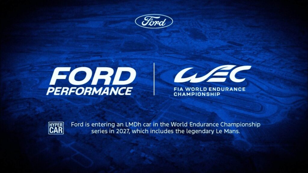 FORD LEMANS WEC LMDH 2027 4